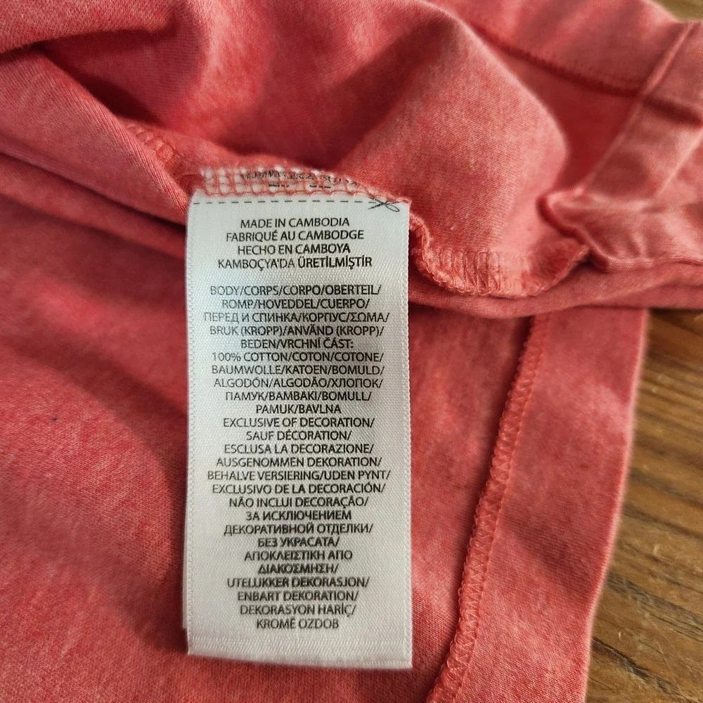 Polo Ralph Lauren Men's Red‎ Heather Short Sleeve Shirt Flesh Pony 3XLT Cotton